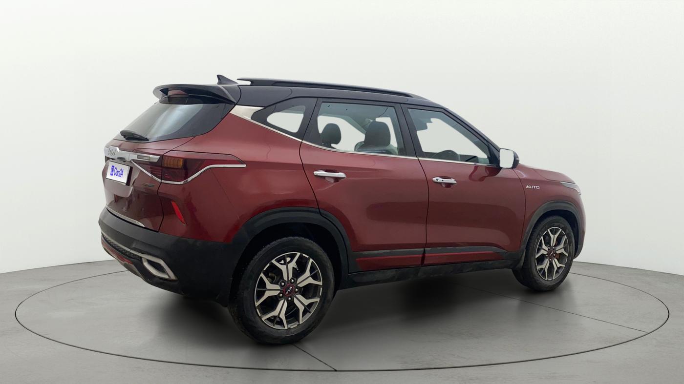 2021 KIA SELTOS GTX PLUS AT 1.5 DIESEL, Diesel, Automatic, 1,23,234 km, Right Back Diagonal