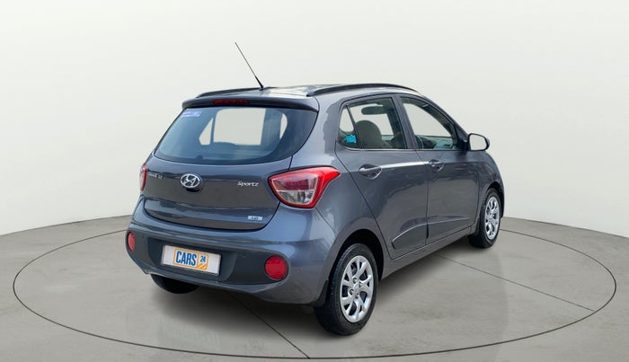 2017 Hyundai Grand i10 SPORTZ (O) 1.2 KAPPA VTVT, Petrol, Manual, 72,997 km, Right Back Diagonal