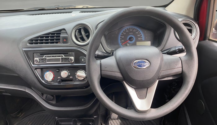 2017 Datsun Redi Go T (O), Petrol, Manual, 49,543 km, Steering Wheel Close Up
