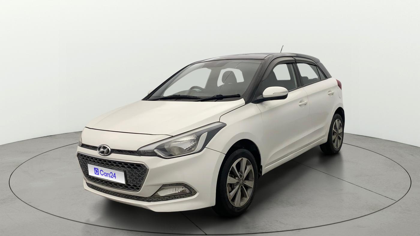 2017 Hyundai Elite i20 ASTA 1.2 DUAL TONE, Petrol, Manual, 69,357 km, Left Front Diagonal