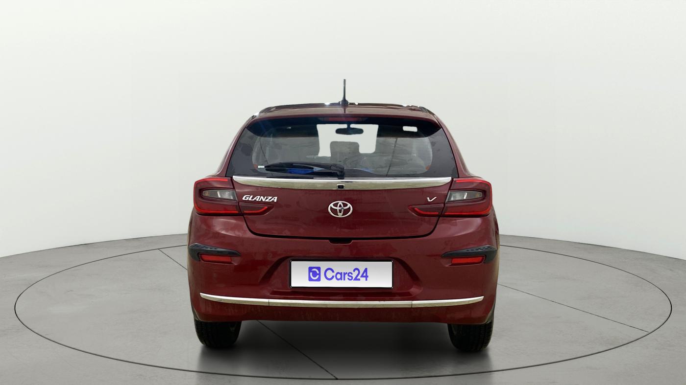 2024 Toyota Glanza V AMT, Petrol, Automatic, 7,168 km, Back/Rear