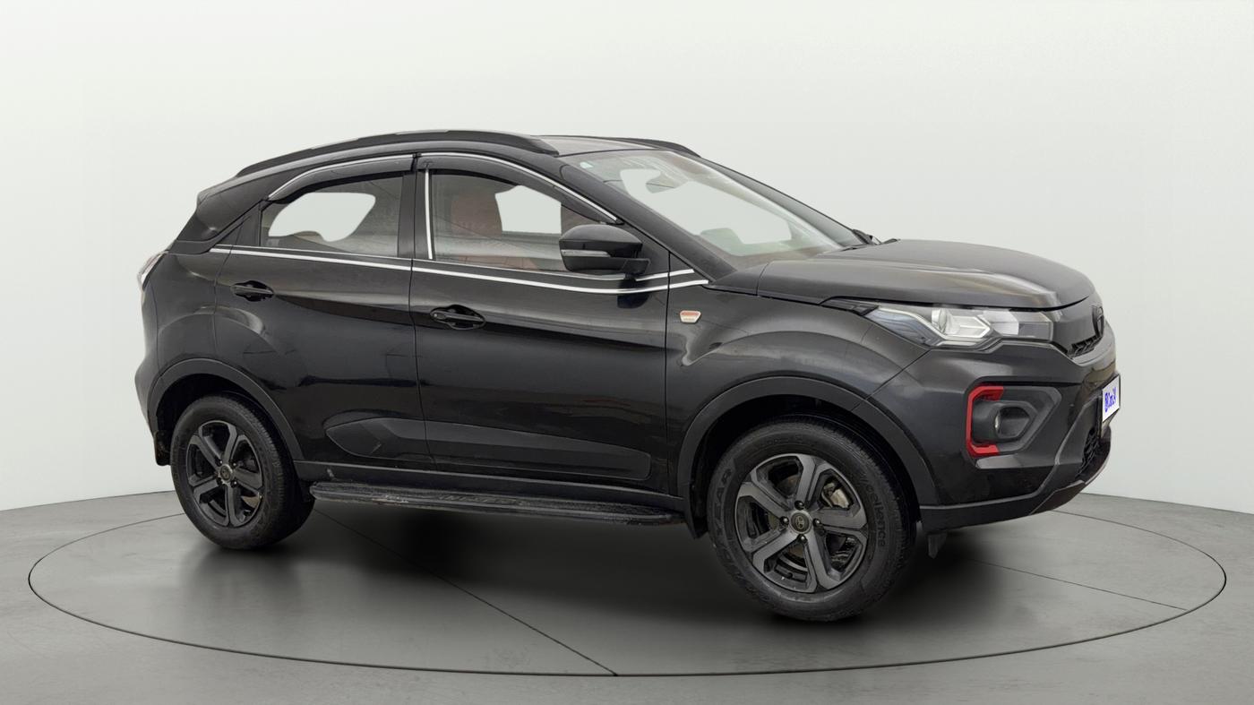 2023 Tata NEXON XZ PLUS LUX SUNROOF RED DARK PETROL, Petrol, Manual, 55,308 km, Right Front Diagonal