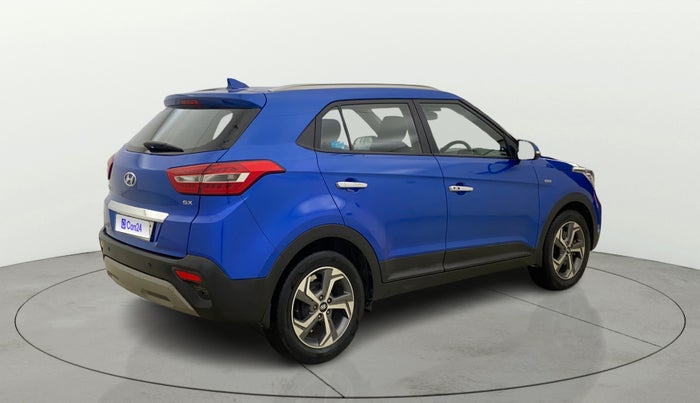 2019 Hyundai Creta SX AT 1.6 PETROL, Petrol, Automatic, 34,359 km, Right Back Diagonal