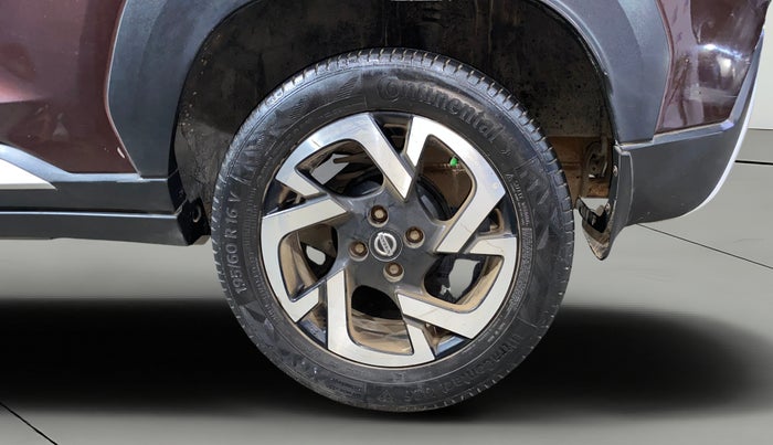 2021 Nissan MAGNITE XV TURBO CVT DUAL TONE, Petrol, Automatic, 1,02,983 km, Left Rear Wheel