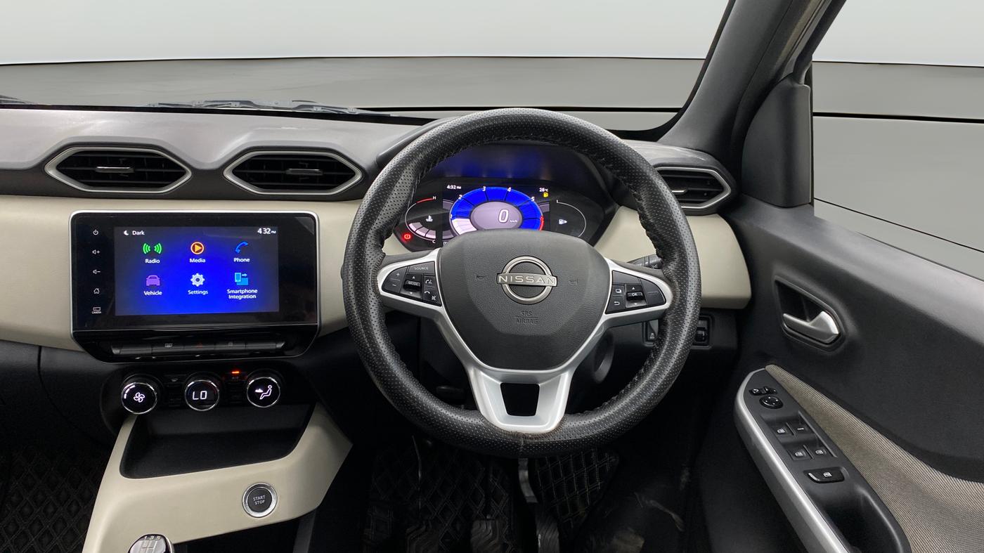 2022 Nissan MAGNITE XV TURBO, Petrol, Manual, 22,147 km, Steering Wheel Close Up