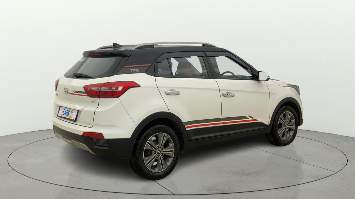 2016 Hyundai Creta SX PLUS  ANNIVERSARY EDITION 1.6 PETROL, Petrol, Manual, 88,347 km, Right Back Diagonal