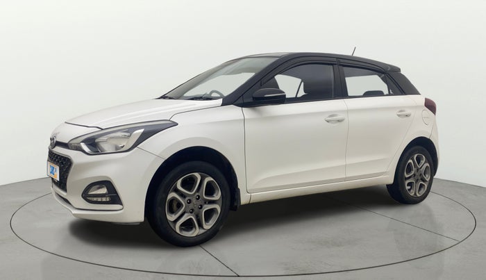 2019 Hyundai Elite i20 SPORTZ PLUS 1.2 DUAL TONE, Petrol, Manual, 49,919 km, Left Front Diagonal
