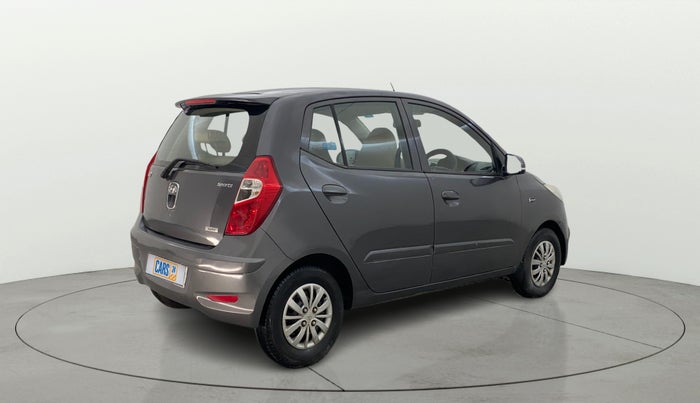 2013 Hyundai i10 SPORTZ 1.2 AT, Petrol, Automatic, 1,00,495 km, Right Back Diagonal