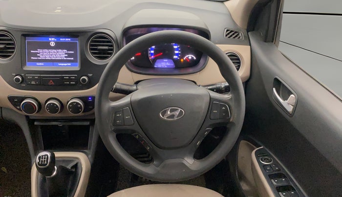 2018 Hyundai Xcent SX 1.2, CNG, Manual, 1,33,725 km, Steering Wheel Close Up