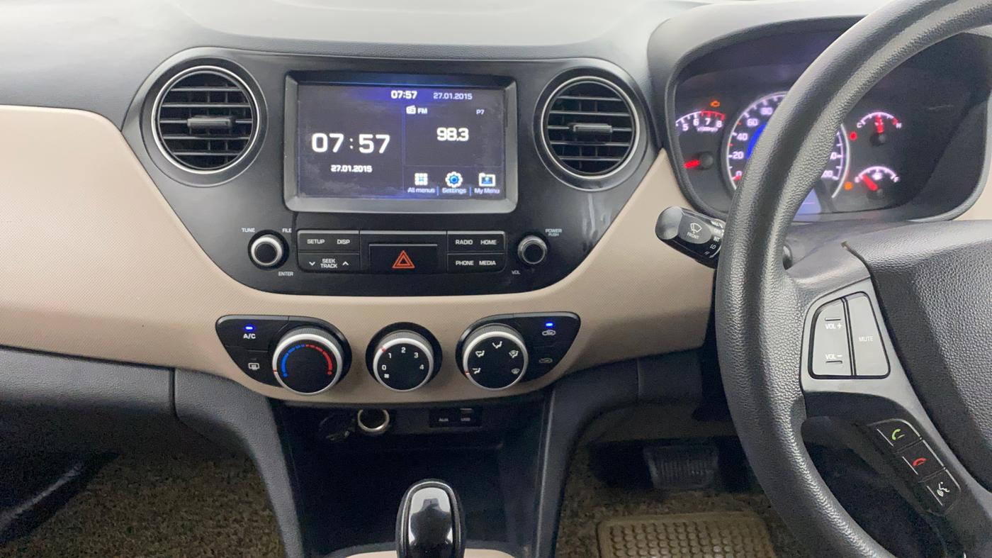 2018 Hyundai Grand i10 SPORTZ AT 1.2 KAPPA VTVT, CNG, Automatic, 87,368 km, Air Conditioner