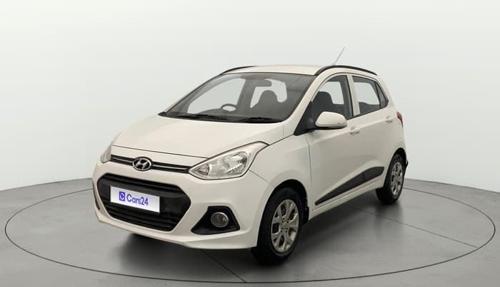 2015 Hyundai Grand i10 SPORTZ 1.2 KAPPA VTVT, Petrol, Manual, 40,923 km, Left Front Diagonal
