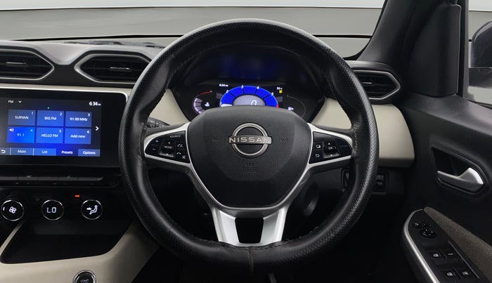 2021 Nissan MAGNITE XV TURBO CVT, Petrol, Automatic, 50,330 km, Steering Wheel Close Up
