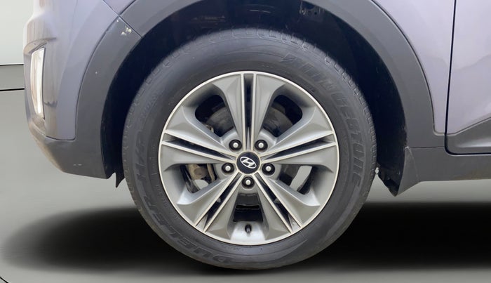 2017 Hyundai Creta SX PLUS AT 1.6 PETROL, Petrol, Automatic, 1,13,645 km, Left Front Wheel