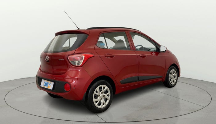 2018 Hyundai Grand i10 SPORTZ 1.2 KAPPA VTVT, Petrol, Manual, 25,369 km, Right Back Diagonal