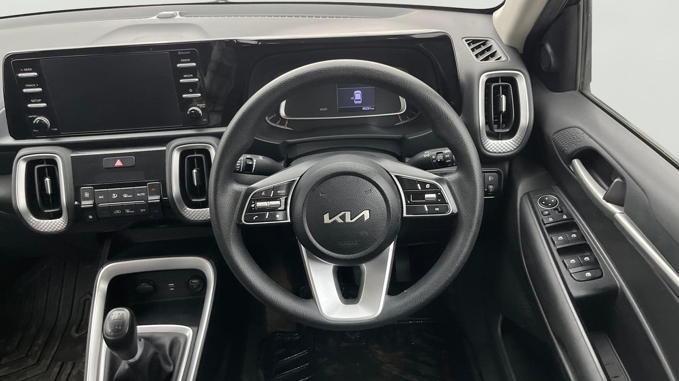 2022 KIA SONET HTK PLUS 1.0 IMT, Petrol, Manual, 45,230 km, Steering Wheel Close Up