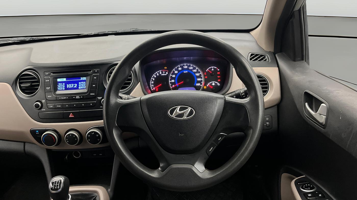2015 Hyundai Grand i10 SPORTZ 1.2 KAPPA VTVT, Petrol, Manual, 57,270 km, Steering Wheel Close Up
