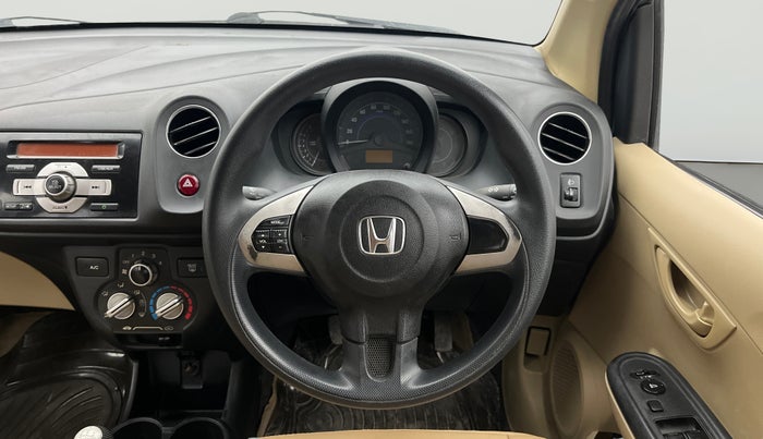 2015 Honda Brio S MT, Petrol, Manual, 82,523 km, Steering Wheel Close Up
