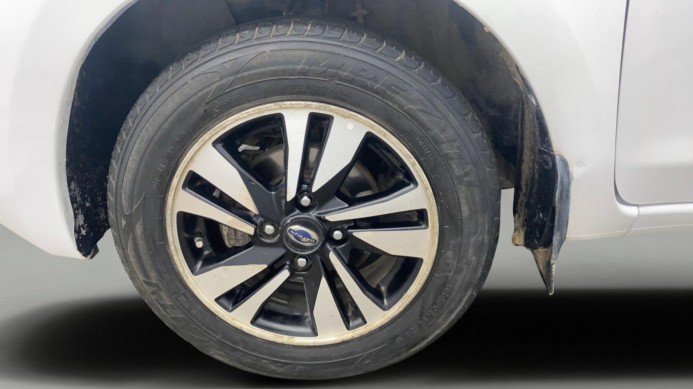 2019 Datsun Go T(O), Petrol, Manual, 70,423 km, Left Front Wheel