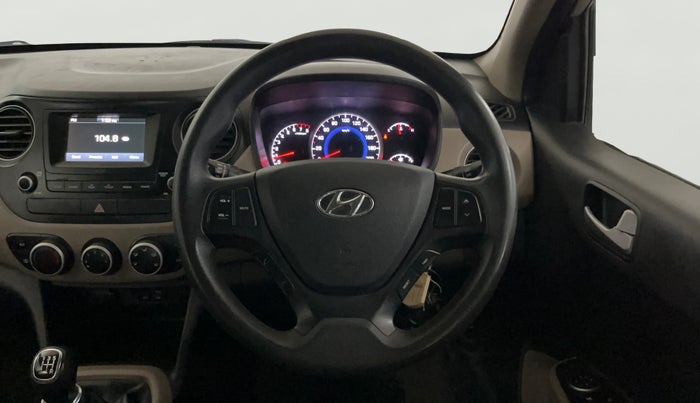 2017 Hyundai Grand i10 SPORTZ 1.2 KAPPA VTVT, Petrol, Manual, 98,050 km, Steering Wheel Close Up