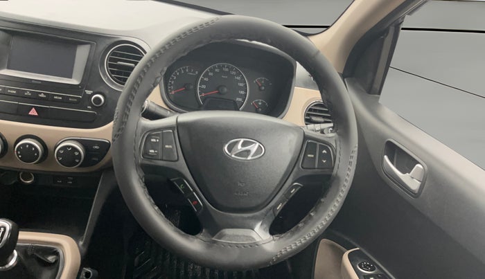 2017 Hyundai Grand i10 SPORTZ 1.2 KAPPA VTVT, Petrol, Manual, 85,127 km, Steering Wheel Close Up