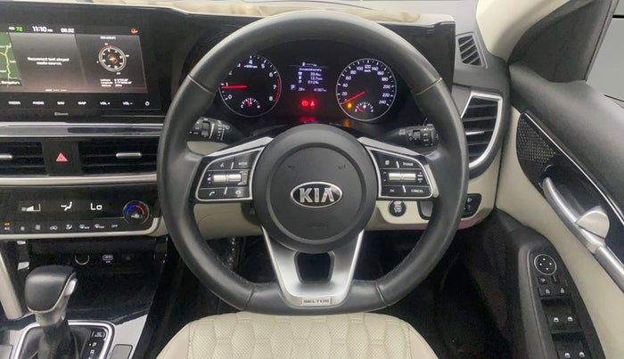 2021 KIA SELTOS HTX IVT 1.5 PETROL, Petrol, Automatic, 41,333 km, Steering Wheel Close Up
