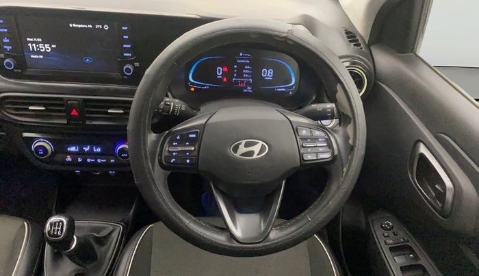 2023 Hyundai EXTER SX (O) CONNECT, Petrol, Manual, 39,143 km, Steering Wheel Close Up