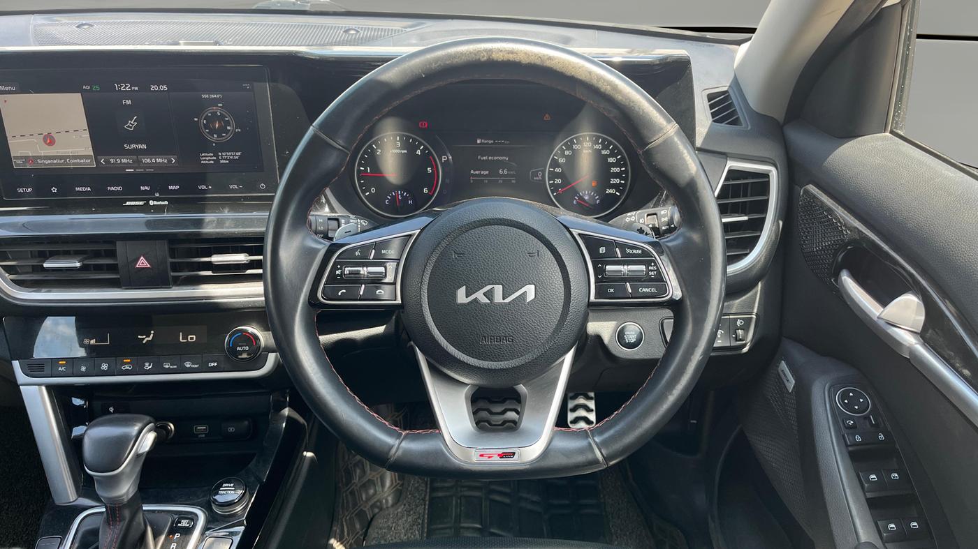 2022 KIA SELTOS GTX PLUS 1.5 DIESEL AT, Diesel, Automatic, 72,808 km, Steering Wheel Close Up