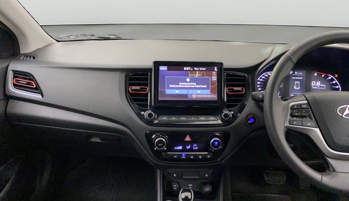 2021 Hyundai Verna SX (O) 1.0 TURBO DCT, Petrol, Automatic, 19,469 km, Air Conditioner