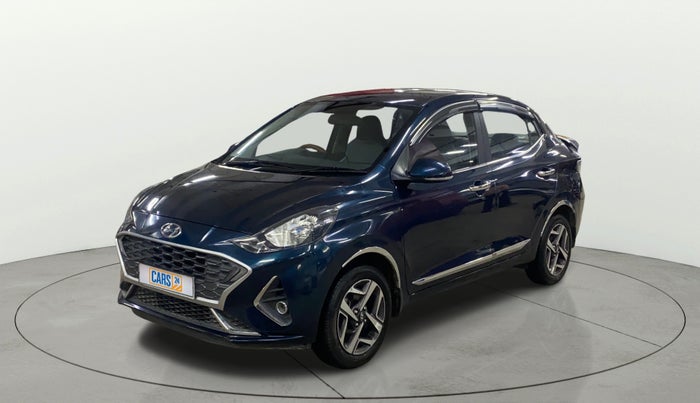 2022 Hyundai AURA SX 1.2 CNG, CNG, Manual, 25,033 km, Left Front Diagonal