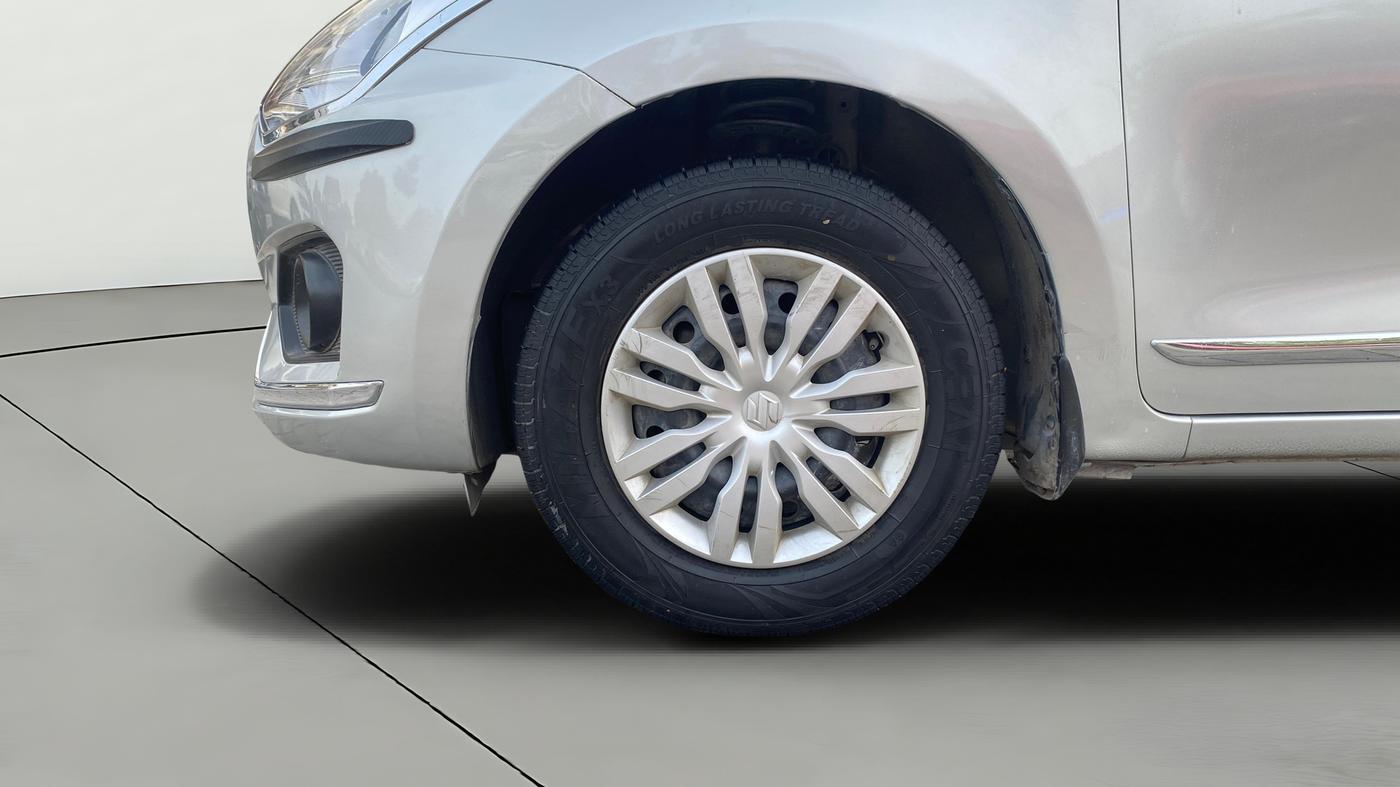 2018 Maruti Dzire VDI AMT, Diesel, Automatic, 1,17,772 km, Left Front Wheel