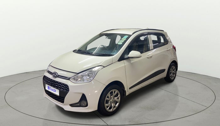 2017 Hyundai Grand i10 SPORTZ 1.2 KAPPA VTVT, Petrol, Manual, 41,714 km, Left Front Diagonal