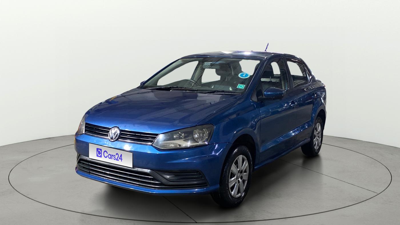 2017 Volkswagen Ameo TRENDLINE 1.2L, Petrol, Manual, 1,11,912 km, Left Front Diagonal