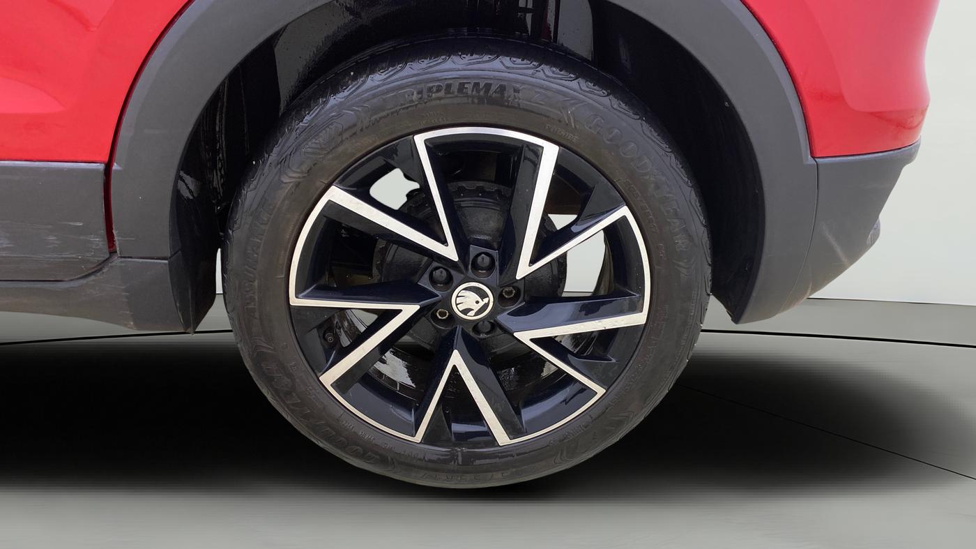 2022 Skoda KUSHAQ MONTE CARLO 1.0L TSI AT, Petrol, Automatic, 40,157 km, Left Rear Wheel
