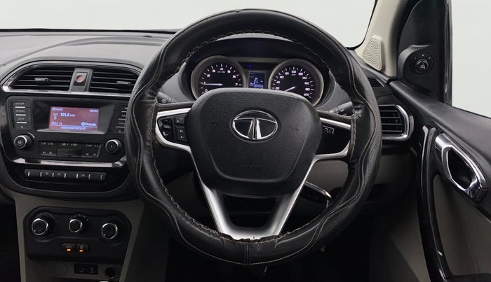 2017 Tata Tiago XZ PETROL, Petrol, Manual, 1,22,932 km, Steering Wheel Close Up