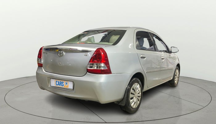 2014 Toyota Etios G, Petrol, Manual, 58,800 km, Right Back Diagonal