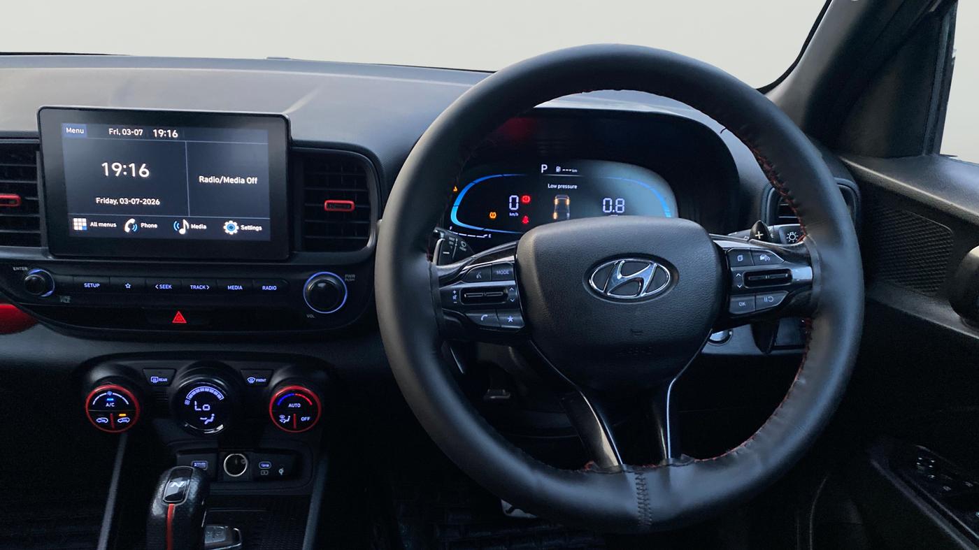 2022 Hyundai VENUE N LINE N6 1.0 TURBO DCT, Petrol, Automatic, 37,063 km, Steering Wheel Close Up