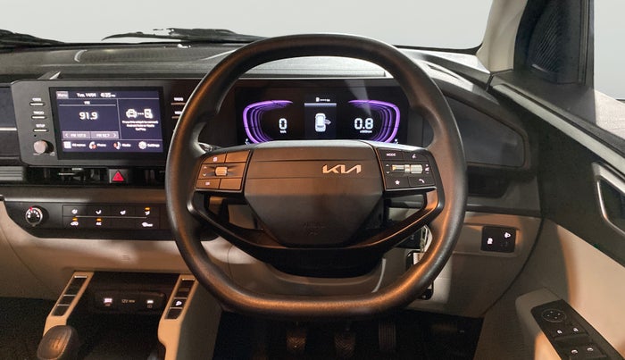 2025 KIA Carens Clavis HTE(O) 1.5 Petrol MT, Petrol, Manual, 315 km, Steering Wheel Close Up