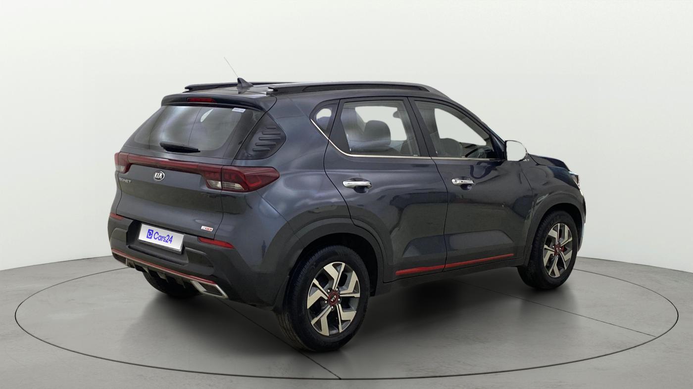 2020 KIA SONET GTX PLUS 1.0 DCT, Petrol, Automatic, 26,419 km, Right Back Diagonal