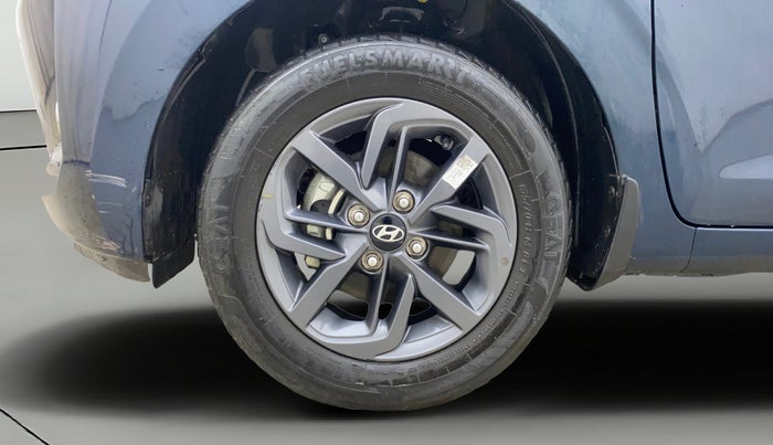 2022 Hyundai GRAND I10 NIOS SPORTZ AMT 1.2 KAPPA VTVT, Petrol, Automatic, 23,377 km, Left Front Wheel