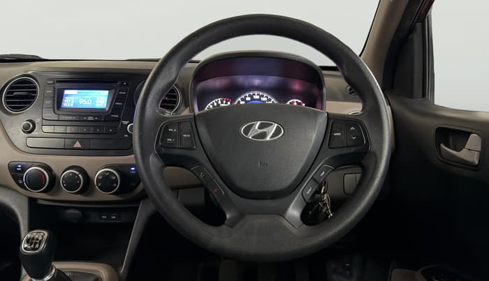 2015 Hyundai Grand i10 SPORTZ 1.2 KAPPA VTVT, Petrol, Manual, 45,841 km, Steering Wheel Close Up