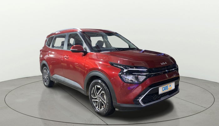 2023 KIA CARENS PRESTIGE PLUS 1.5 PETROL IMT 7 STR, Petrol, Manual, 5,561 km, Right Front Diagonal