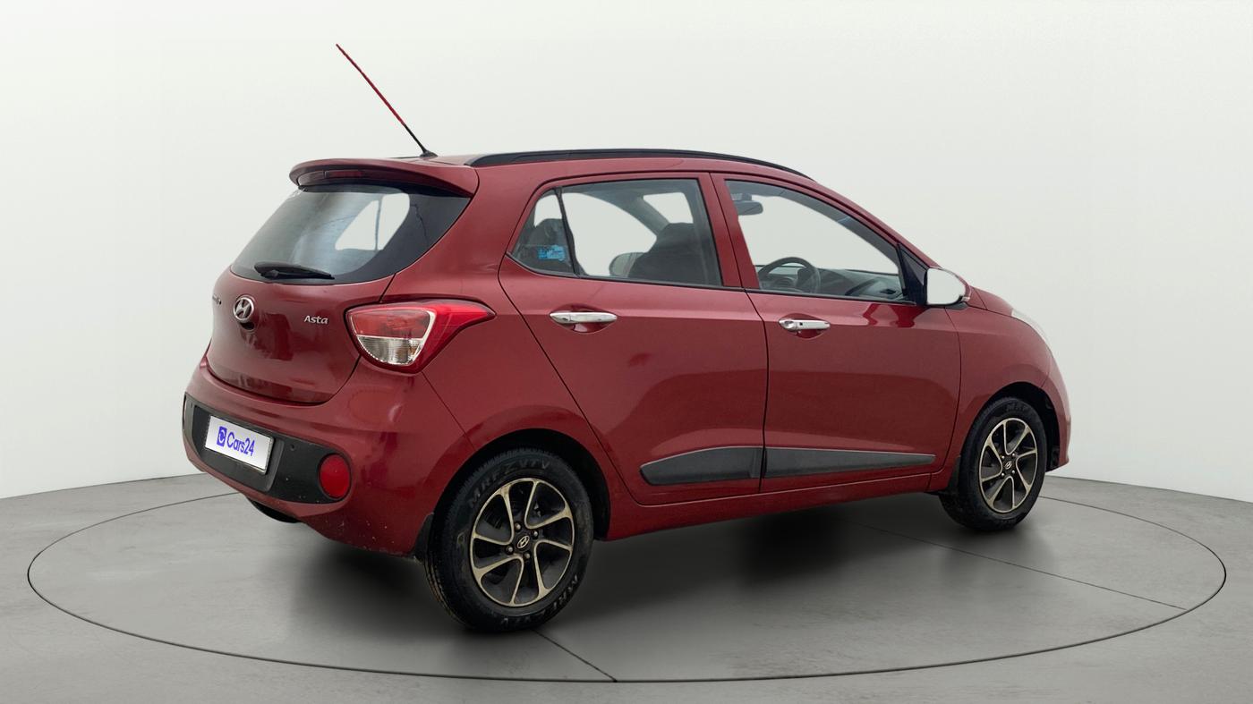 2018 Hyundai Grand i10 ASTA 1.2 KAPPA VTVT, Petrol, Manual, 75,137 km, Right Back Diagonal