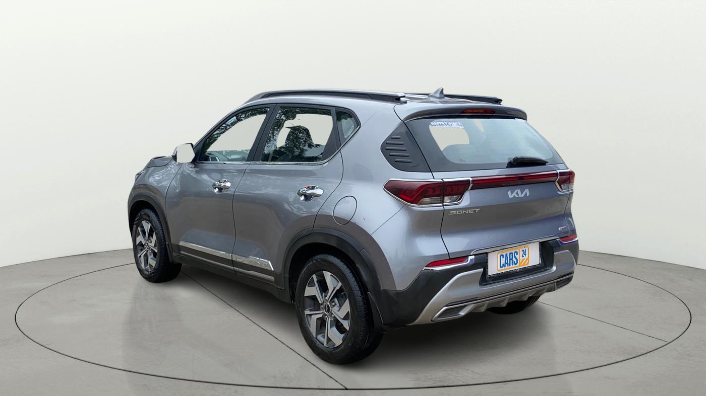 2021 KIA SONET HTX PLUS 1.0 IMT, Petrol, Manual, 70,037 km, Left Back Diagonal