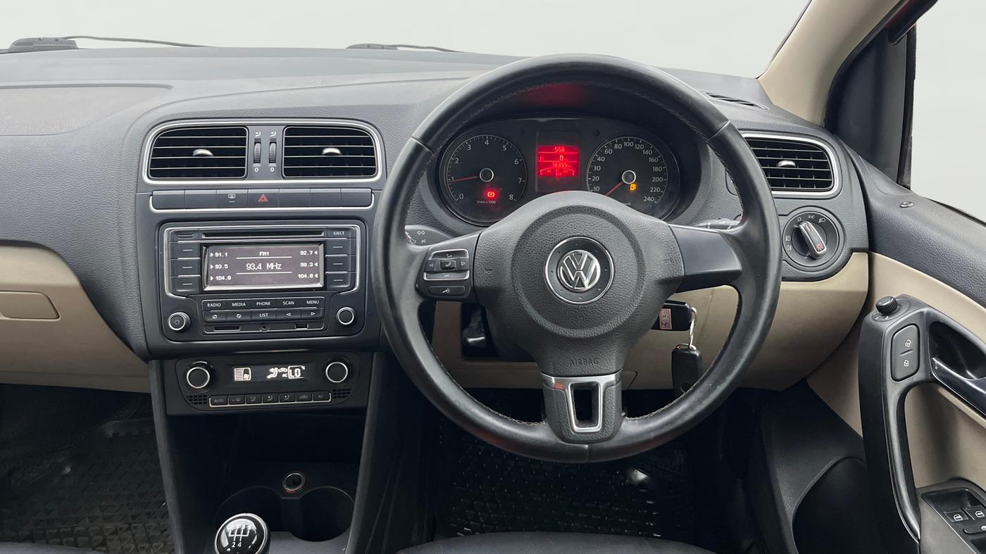 2013 Volkswagen Polo HIGHLINE1.2L, Petrol, Manual, 78,354 km, Steering Wheel Close Up