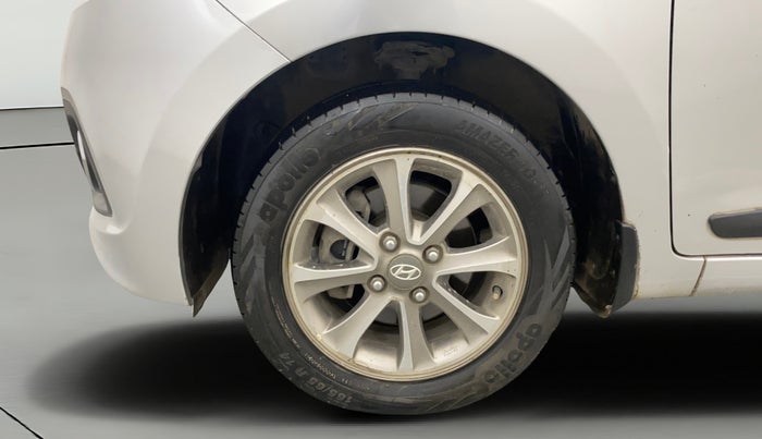 2015 Hyundai Grand i10 ASTA (O) 1.2 KAPPA VTVT, Petrol, Manual, 71,429 km, Left Front Wheel