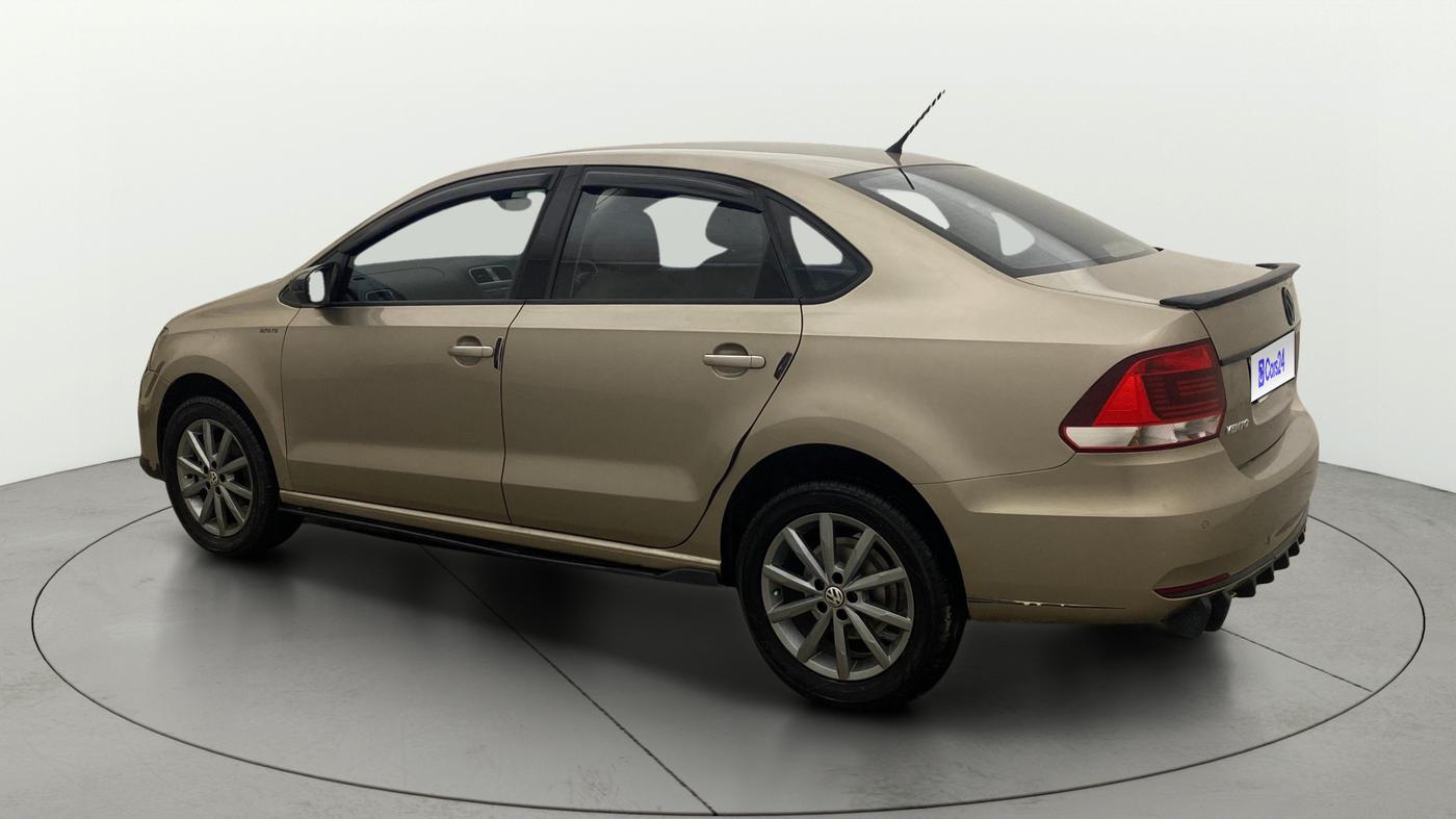 2016 Volkswagen Vento HIGHLINE PETROL AT, Petrol, Automatic, 59,101 km, Left Back Diagonal