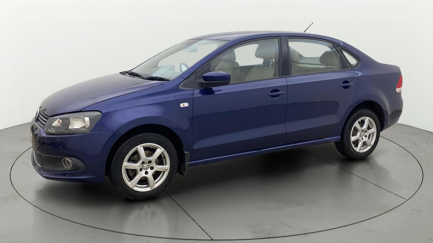 2013 Volkswagen Vento HIGHLINE PETROL AT, Petrol, Automatic, 74,967 km, Left Front Diagonal