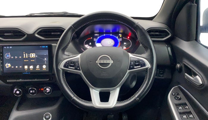 2021 Nissan MAGNITE XV PREMIUM TURBO (O) CVT, Petrol, Automatic, 46,389 km, Steering Wheel Close Up