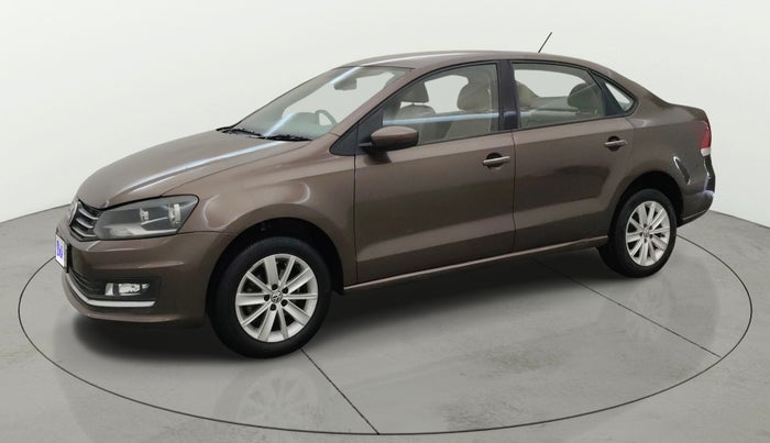 2015 Volkswagen Vento HIGHLINE 1.5 AT, Diesel, Automatic, 1,09,859 km, Left Front Diagonal