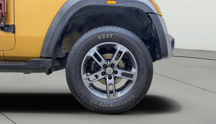 2023 Mahindra Thar LX P 2WD AT HT, Petrol, Automatic, 12,425 km, Right Front Wheel